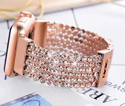 Bästa Bling Chain smycken Apple Watch Rem (2021 uppdaterad)