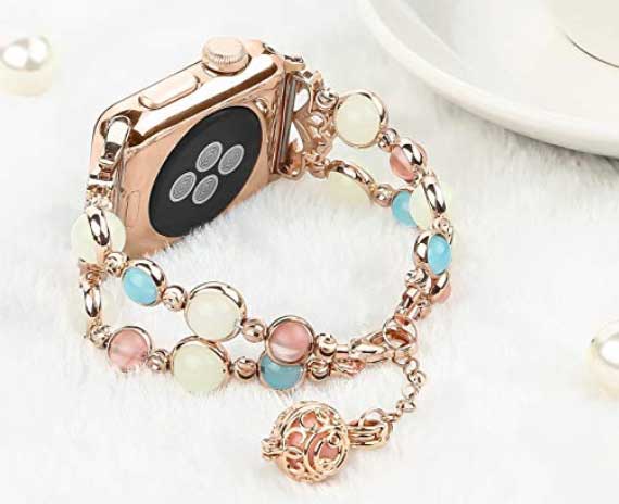 Luminous Pearl Armbandrem för Apple Watch