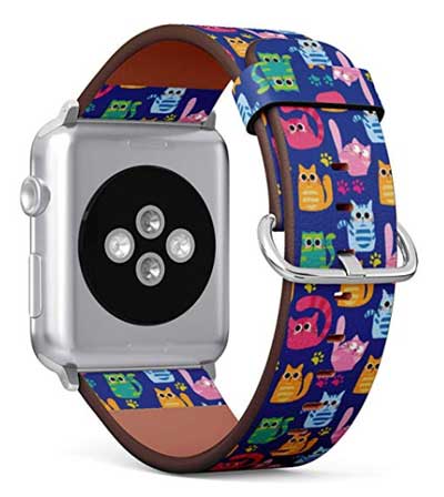 Söta tecknade Apple Watch-remmar