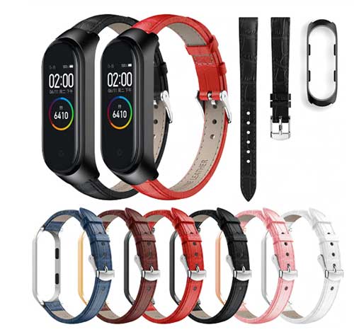 Läderrem för Xiaomi Mi Band 4
