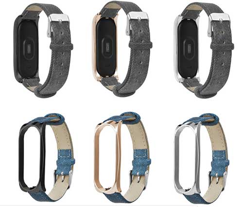 läderrem för mi band 4
