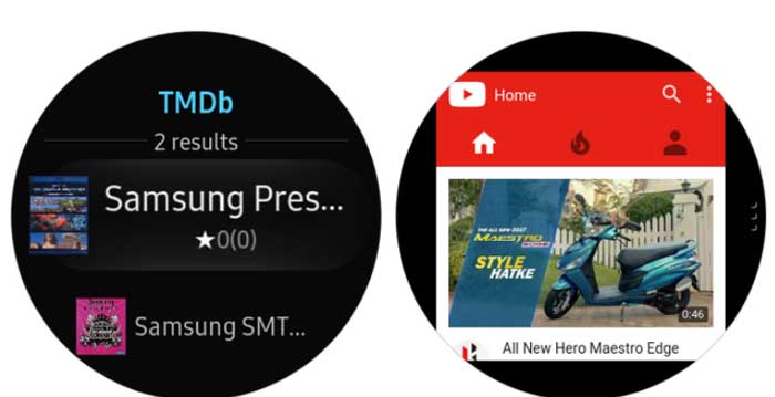 Samsung Internet för Galaxy Watch