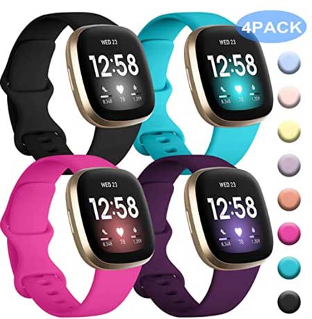 Bästa Fitbit Sense klockarmband - TPU, läder och metallremmar