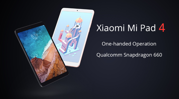 Xiaomi Mi Pad 4-surfplatta Tillgänglig på GearVita.com