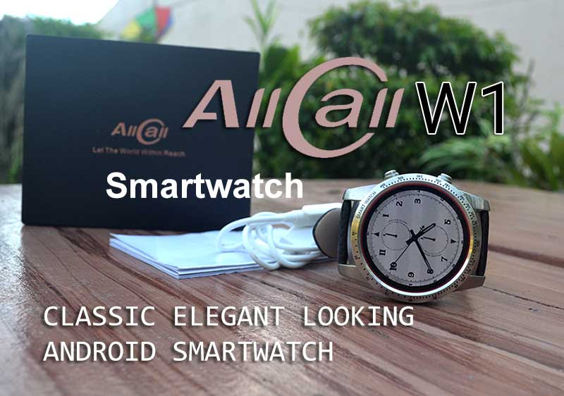 AllCall W1 Smartwatch Review - Klassiskt elegant snyggt Android Smartwatch