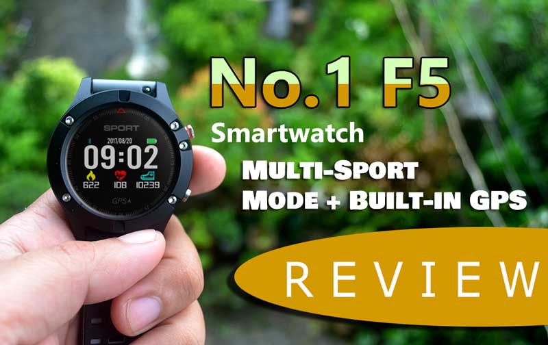 No.1 F5 Smartwatch Review - Multisportläge + Inbyggd GPS