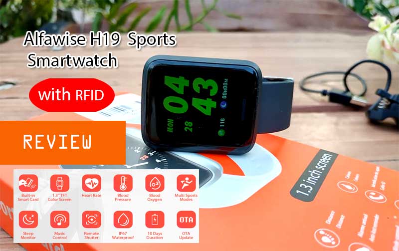 [Recension] Alfawise H19 RFID Sports Smartwatch