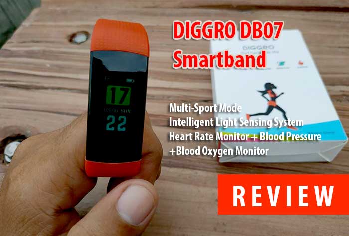 [Recension] Diggro DB07 Fitness Tracker –Et smartband med HRM + BPM