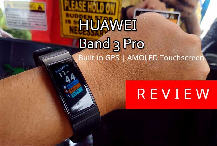 [Recension] Huawei Band 3 Pro Smartband - MultiSport + GPS Fitness Tracker