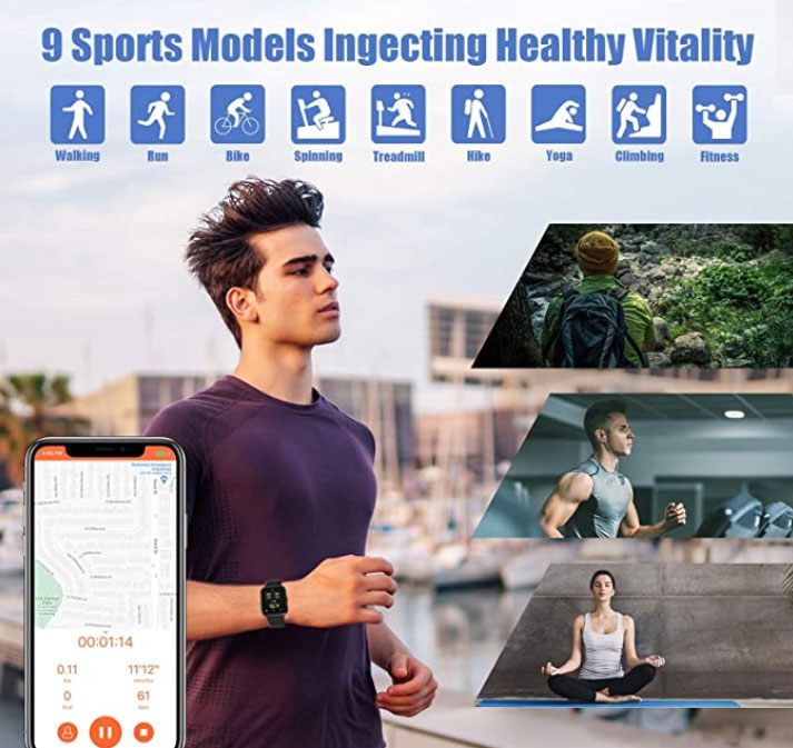 AIKELA Smart Watch - Ett fashionabelt fitnessklocka
