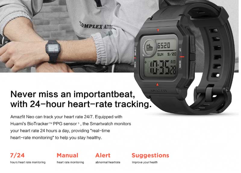 Amazfit-Neo-funktioner