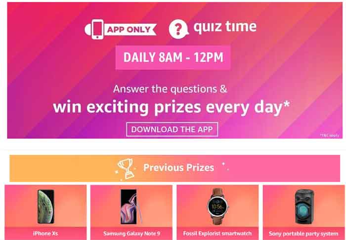 Amazon-Quiz-tävling