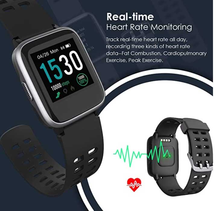 Arbily Smartwatch - Granskning av funktioner, sportig lättviktsenhet