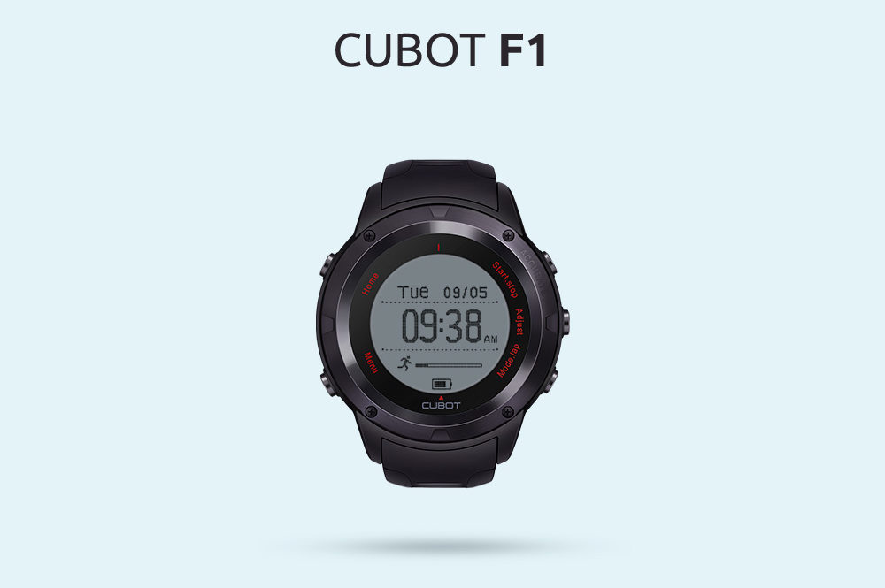 Cubot F1 Smartwatch - Sportig utomhusklocka