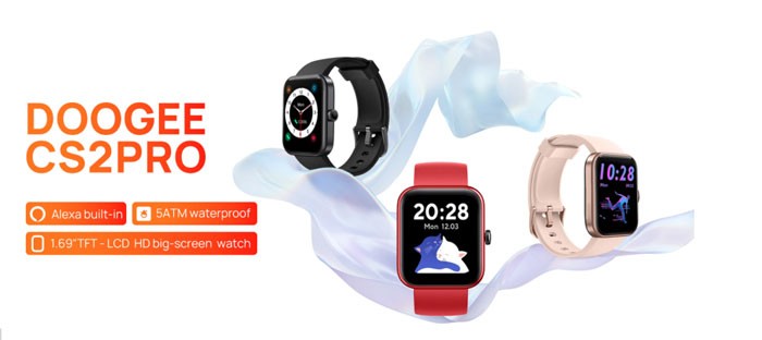 DooGee CS2 Pro SmartWatch - En Smartwatch med inbyggd Alexa