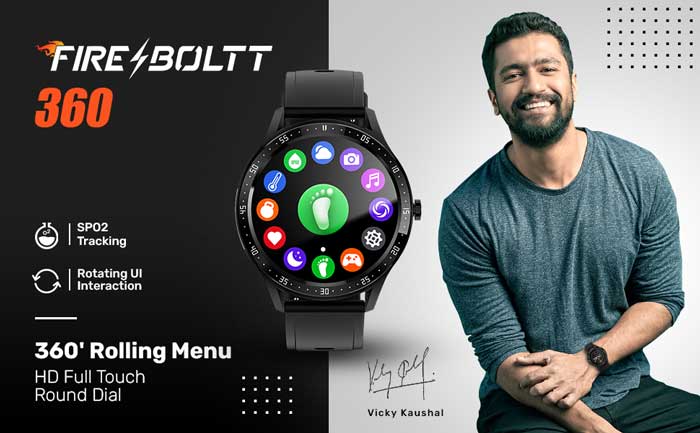 Fire-Boltt 360 Smartwatch - Med inbyggda spel