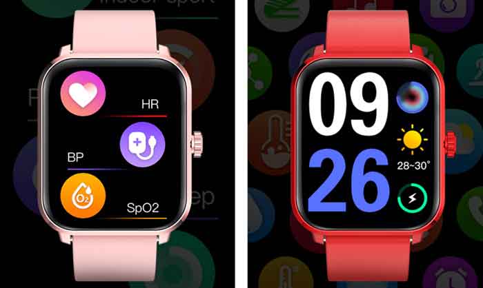 HW23 Smartwatch - En bärbar med stöd för Bluetooth-samtal