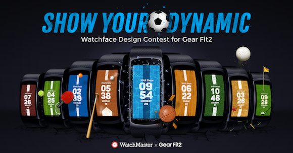 WatchMaster Watch Face Contest för Gear Fit 2