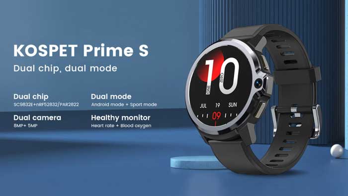 Kospet Prime S Smartwatch - Granskning av funktioner