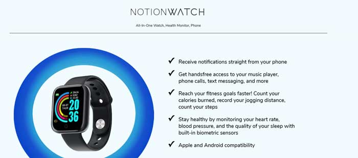 Notion Watch Smartwatch - Billigt men bra?