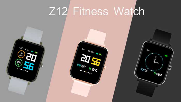Shirajo Smartwatch Model Z12 - En Fitness Smartwatch