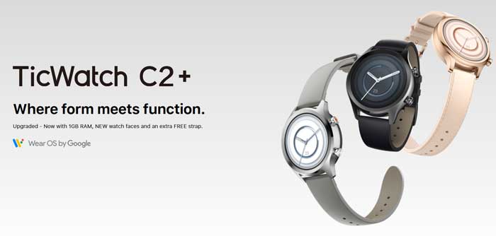 Ticwatch C2 + Smartwatch - Granskning av funktioner