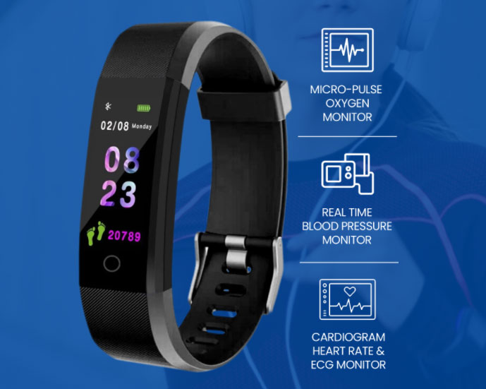 TimeTread - En fitnessspårare med SmartWatch-funktioner