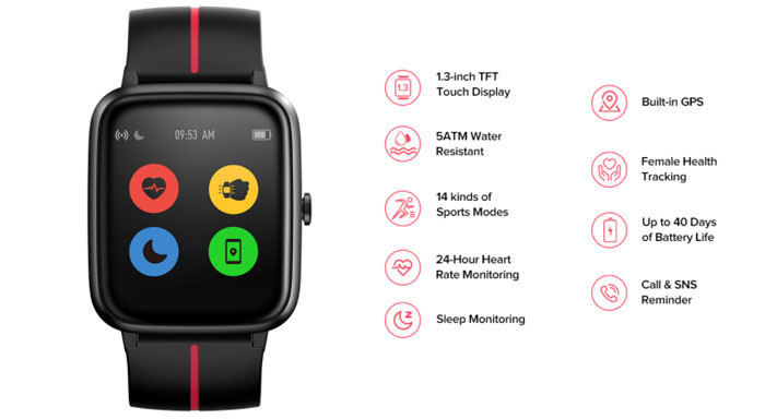 Ulefone Watch - Granskning av funktioner