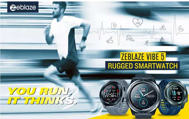 Zeblaze Vibe 5 Smartwatch är här - robust och sportig