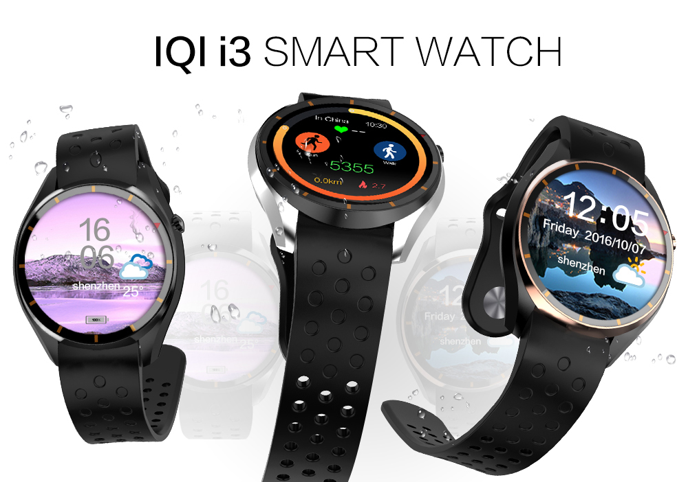 iQi i3 Android Smartwatch nu tillgänglig för förbeställning