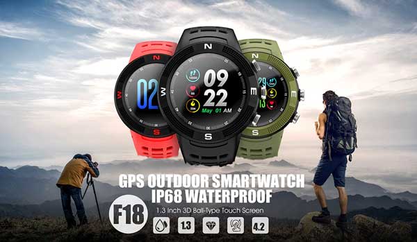 No.1 F18 Smartwatch - Allt robust Smartwatch + GPS