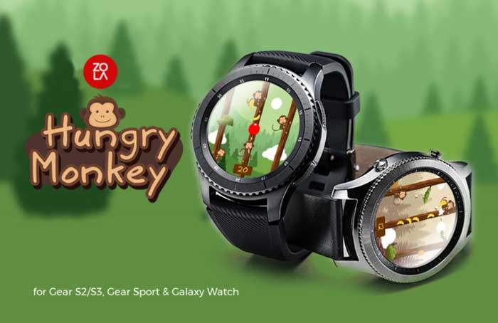 Hungry Monkey-app för Samsung Galaxy Watch Active