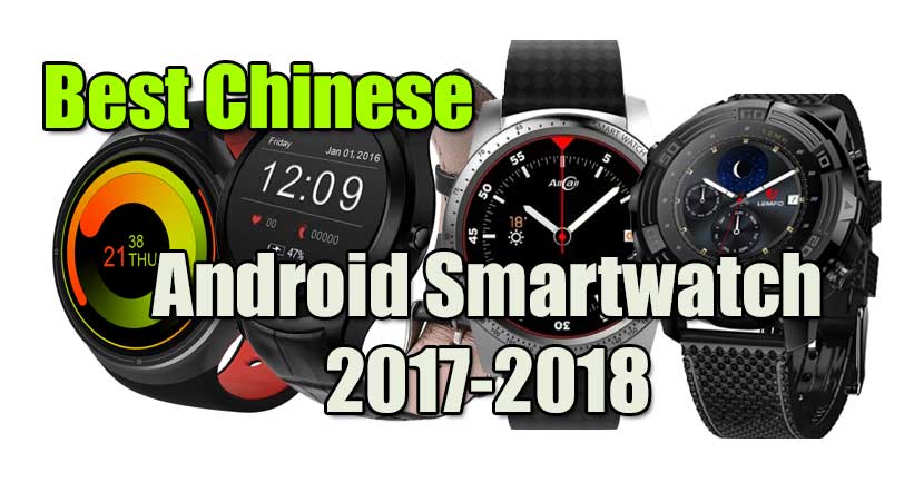 Bästa kinesiska Android Smartwatch 2017-2018