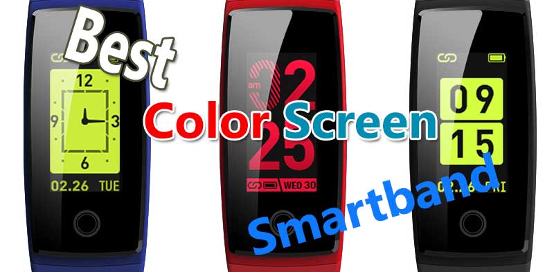 bästa färgskärmens smartband