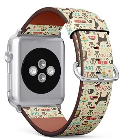 Retro bytesrem för hund för Apple Watch