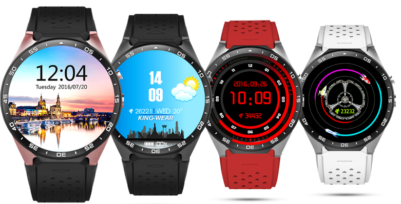 Bästa klockansikten för KW88 Smartwatch och Android-klockor