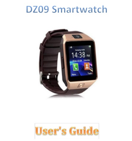 dz09-smartwatch-användarmanual