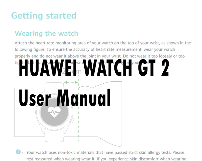Huawe-Watch-GT2-Användarmanual