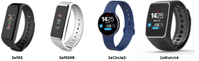 MyKronoz presenterade ZeFitHr, ZeFit3, ZeCircle2 och ZeWatch4 Wearables