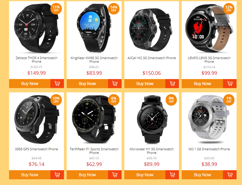 Bästa Smartwatch och smartphones på Gearbest Mid-Year Deal 2018 !!