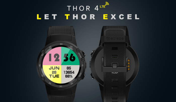 Zeblaze THOR 4 är här! - En 4G LTE Smartwatch