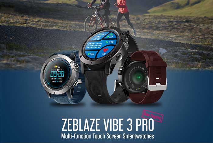 Zeblaze VIBE 3 Pro Smartwatch - Kupongkod